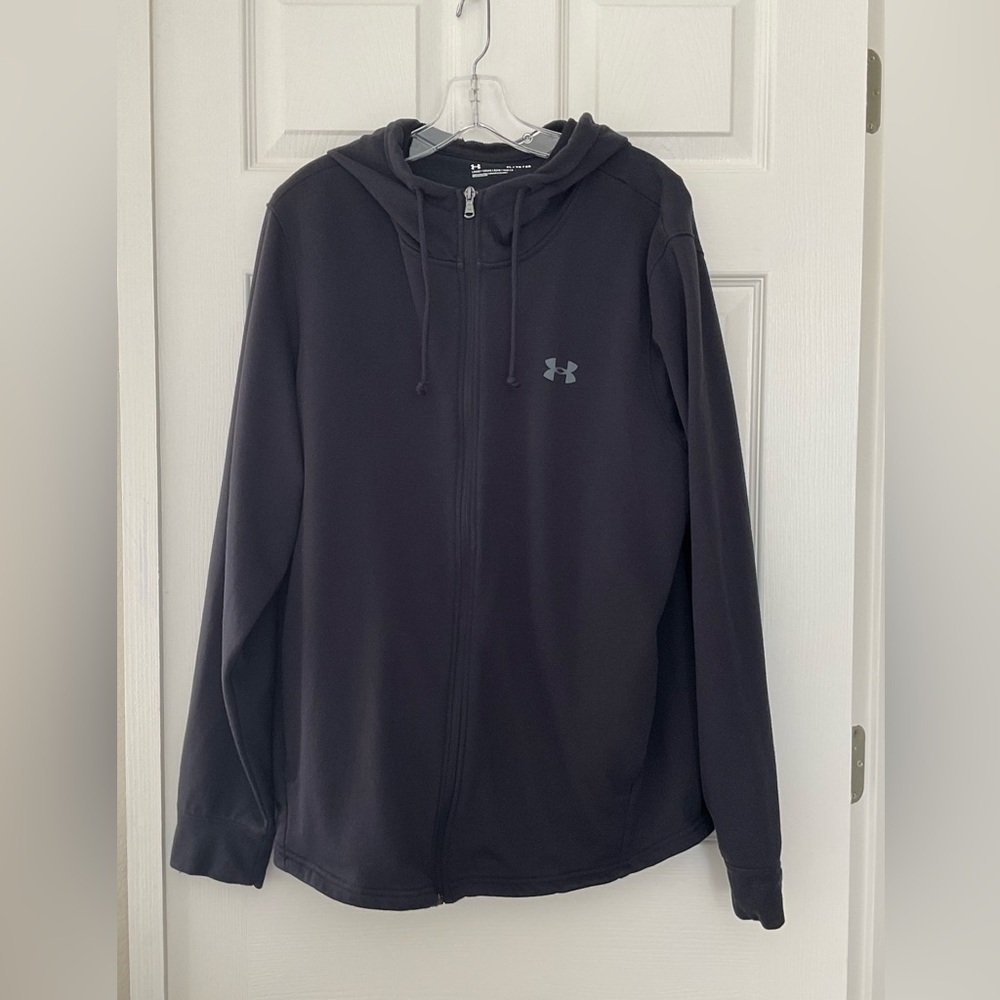 Under Armour Loose Full Zip Hoodie Black XL